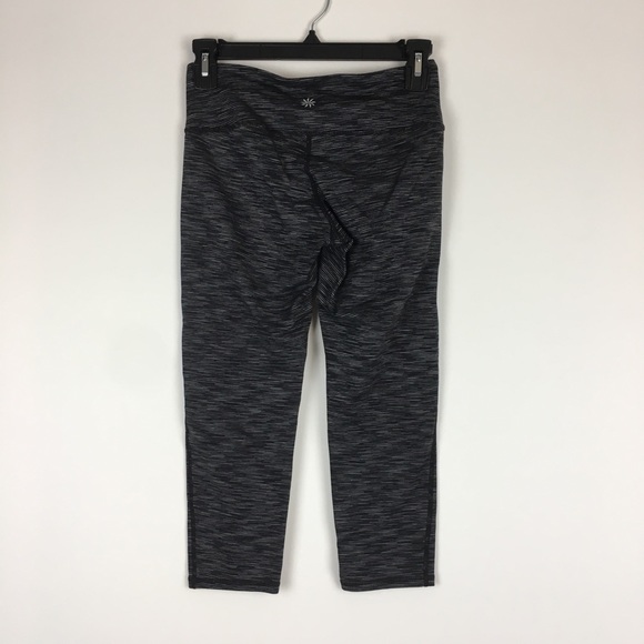 Athleta chataranga Capri space dye Gray cropped legging pants - Picture 3 of 6